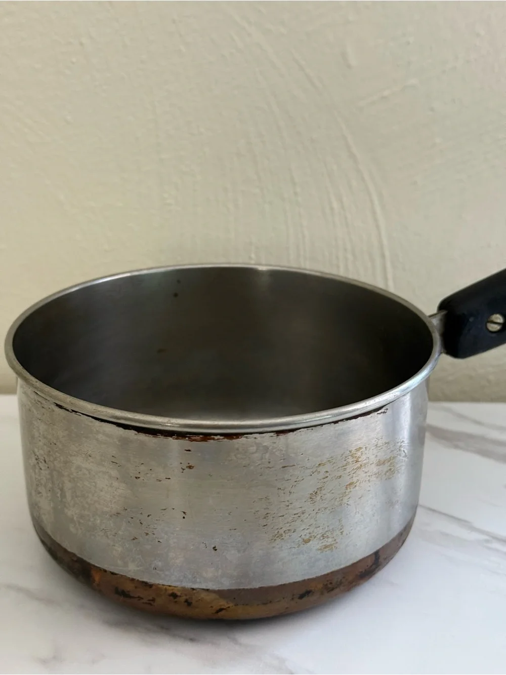 Vintage Revere Ware 1 Cup Measuring Pan Mini Melting Pot Copper‎ Bottom